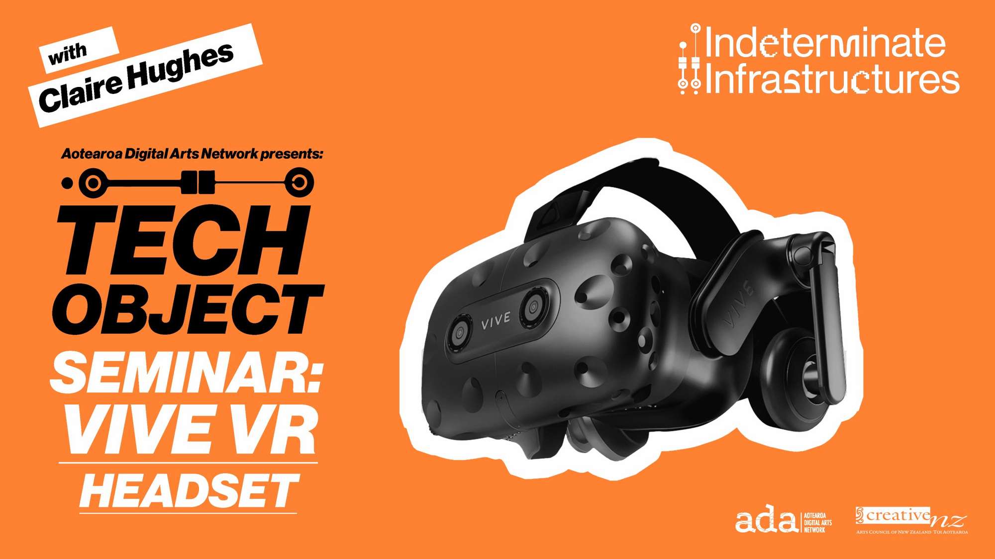 Tech Object Seminar: VIVE VR Headset with Claire Hughes